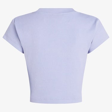  Calvin Klein Monogram Kadın Mor T-Shirt