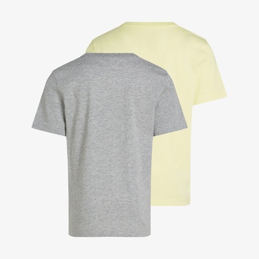  Calvin Klein 2'li Monogram Top Çocuk Gri T-Shirt