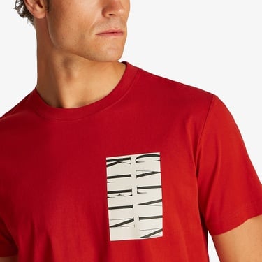  Calvin Klein Erkek Kırmızı T-Shirt