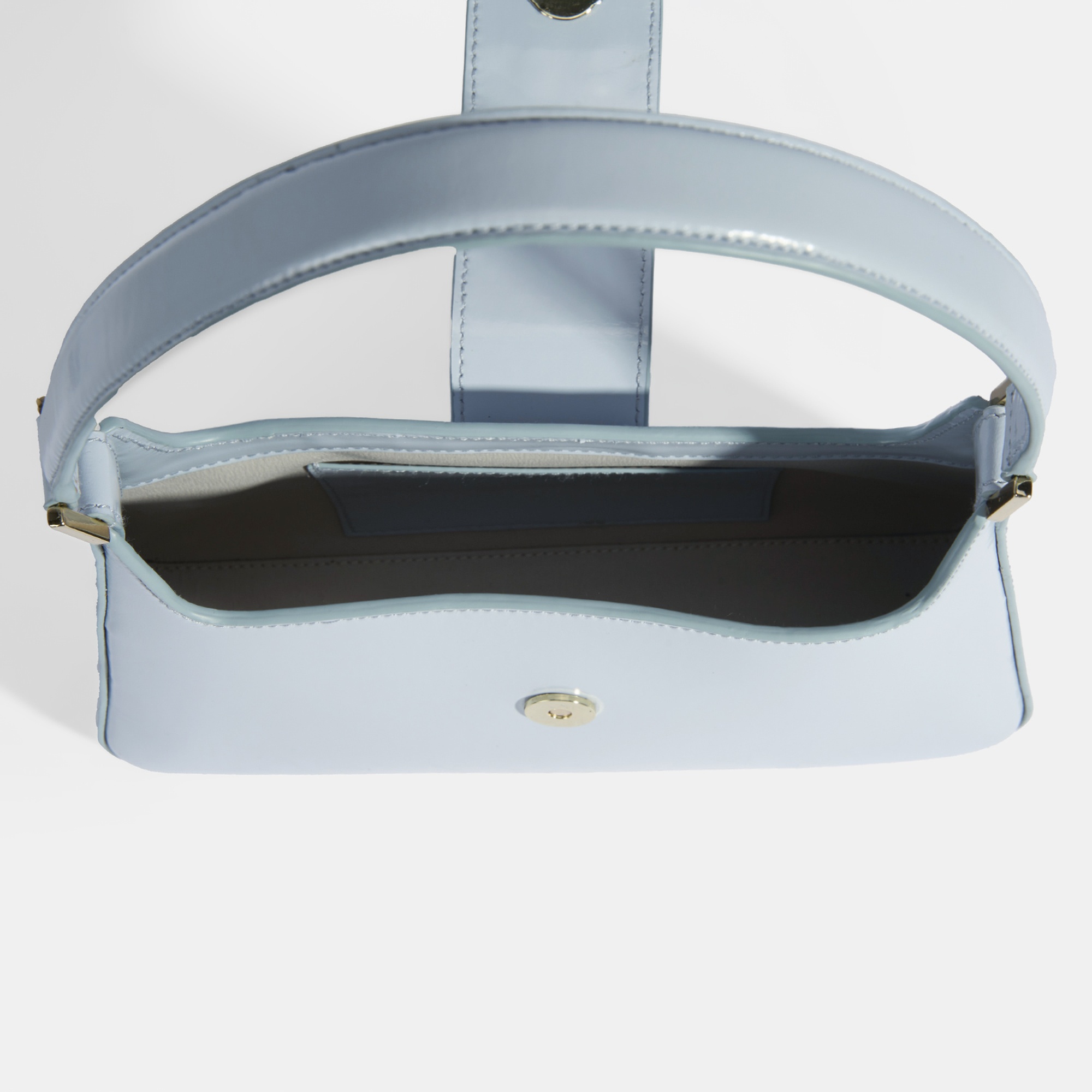 Mavi Kadın Deri Omuz Çantası