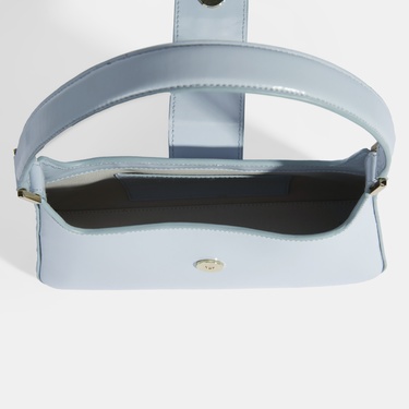  Mavi Kadın Deri Omuz Çantası