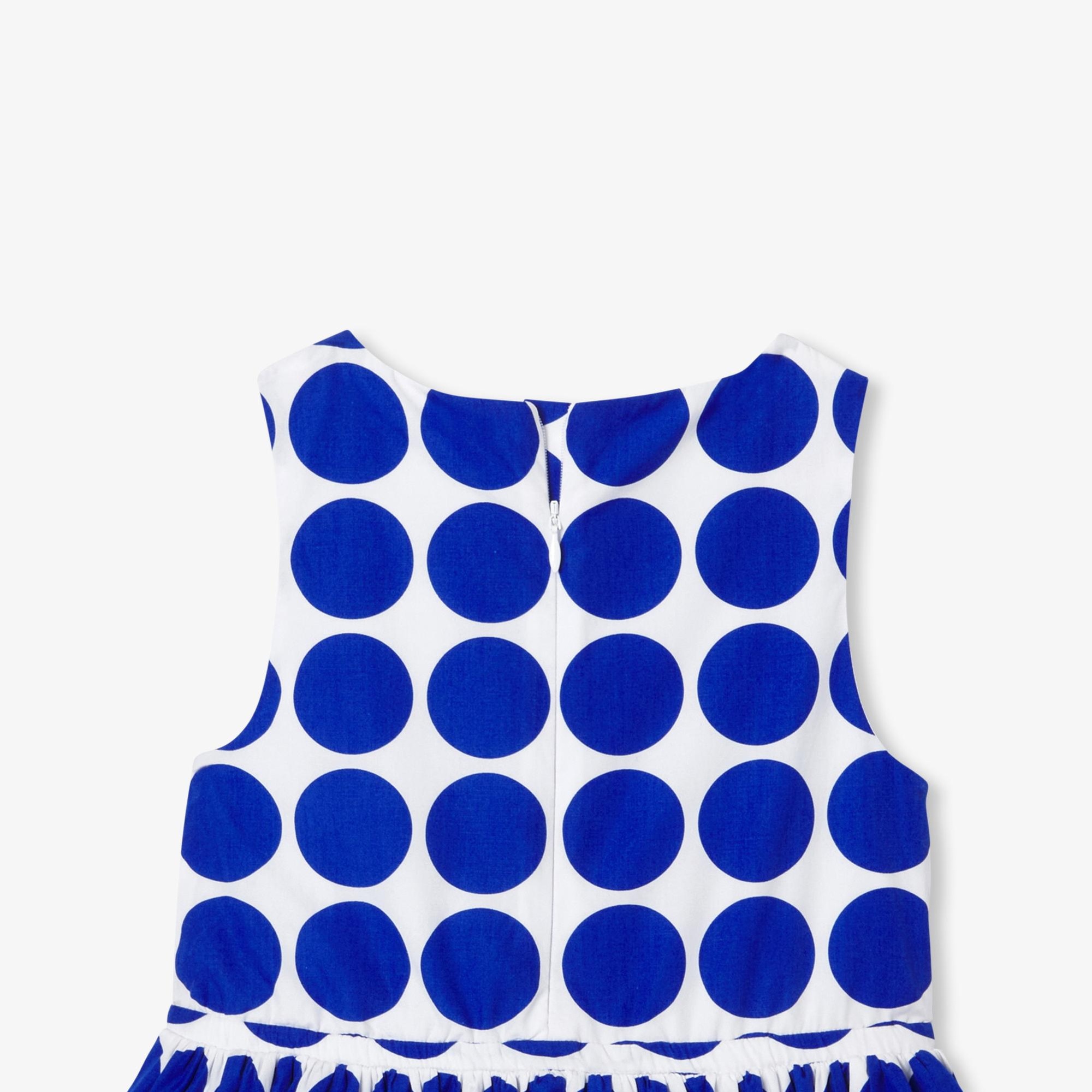 Jacadi Paris Kız Çocuk Puantiyeli Kolsuz Elbise