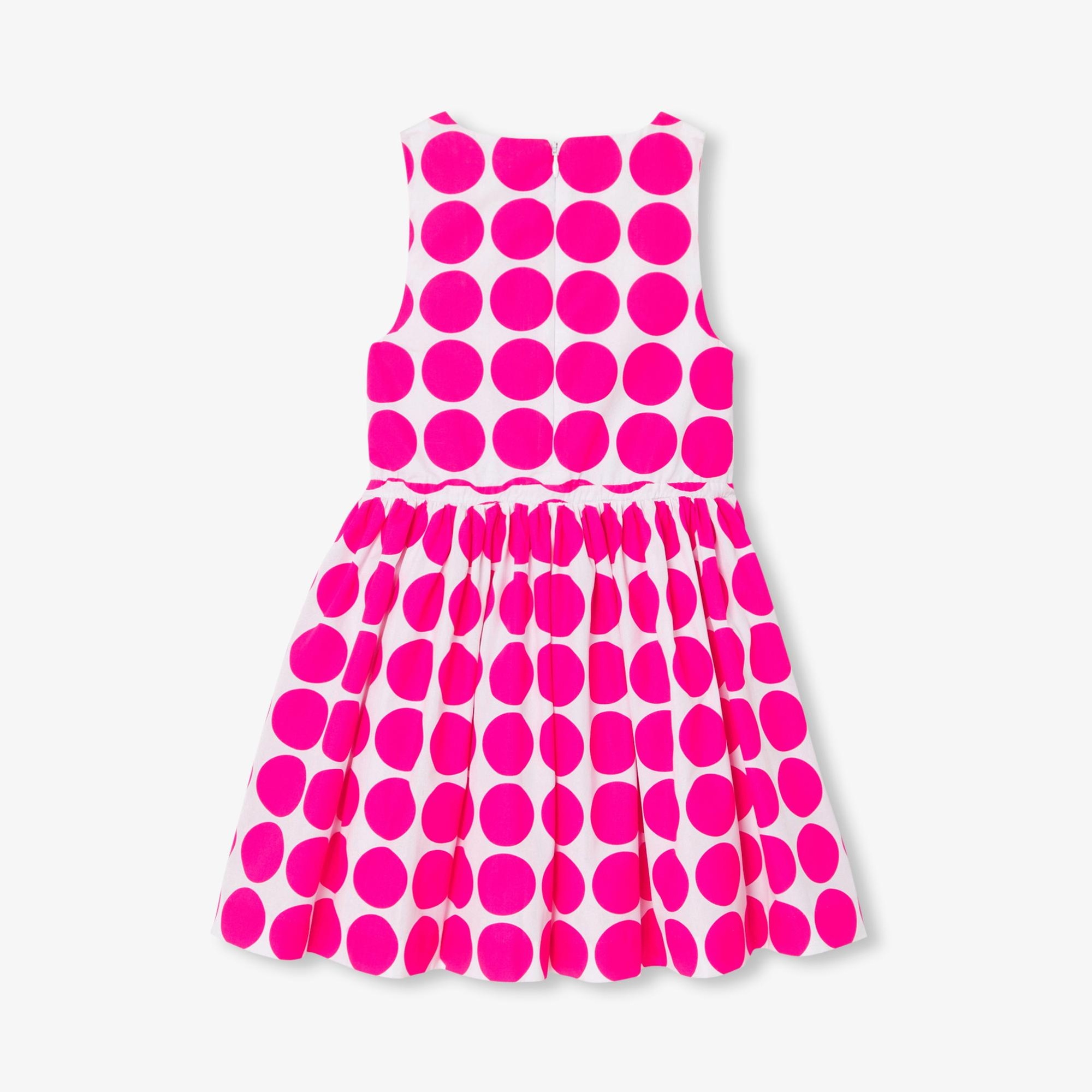 Jacadi Paris Kız Çocuk Puantiyeli Kolsuz Elbise