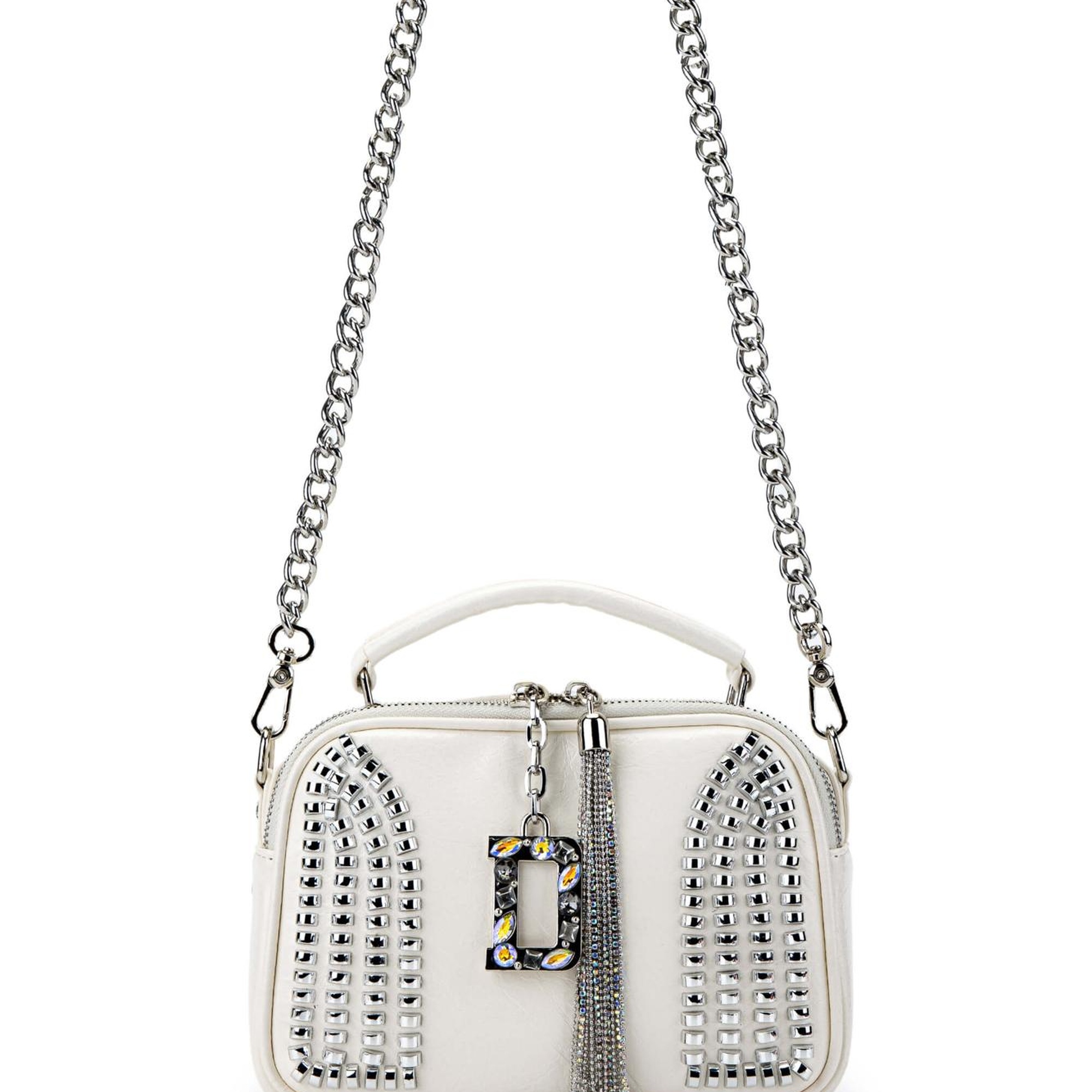 Tamer Tanca Kadın Vegan Beyaz Omuz Çanta