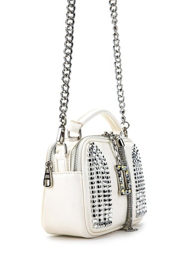  Tamer Tanca Kadın Vegan Beyaz Omuz Çanta