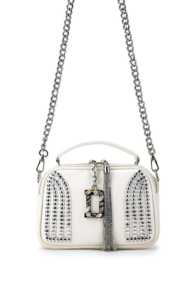  Tamer Tanca Kadın Vegan Beyaz Omuz Çanta