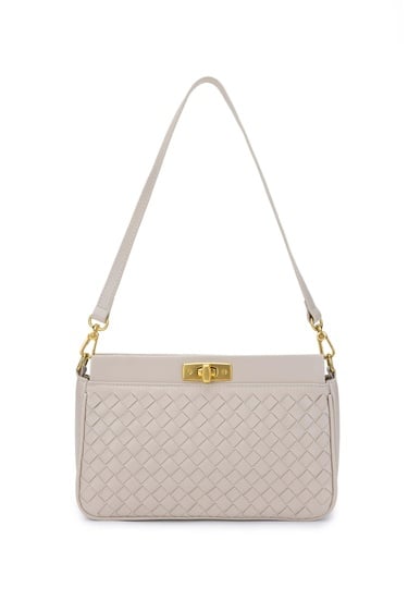  Tamer Tanca Kadın Vegan Bej Omuz Çanta