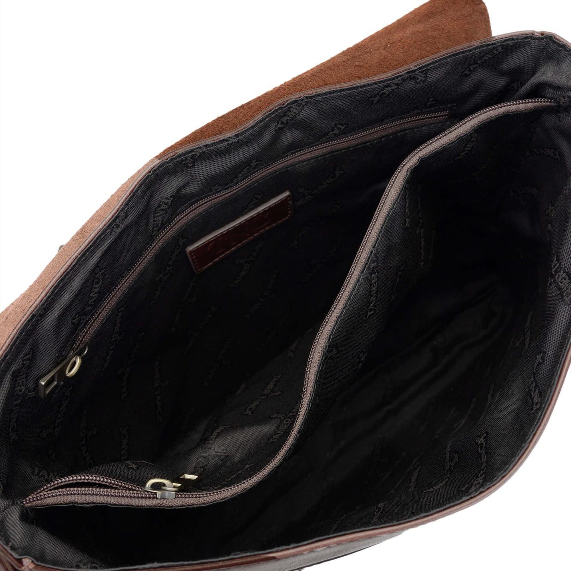 Tamer Tanca Erkek Hakiki Deri Kahverengi Postacı Çanta