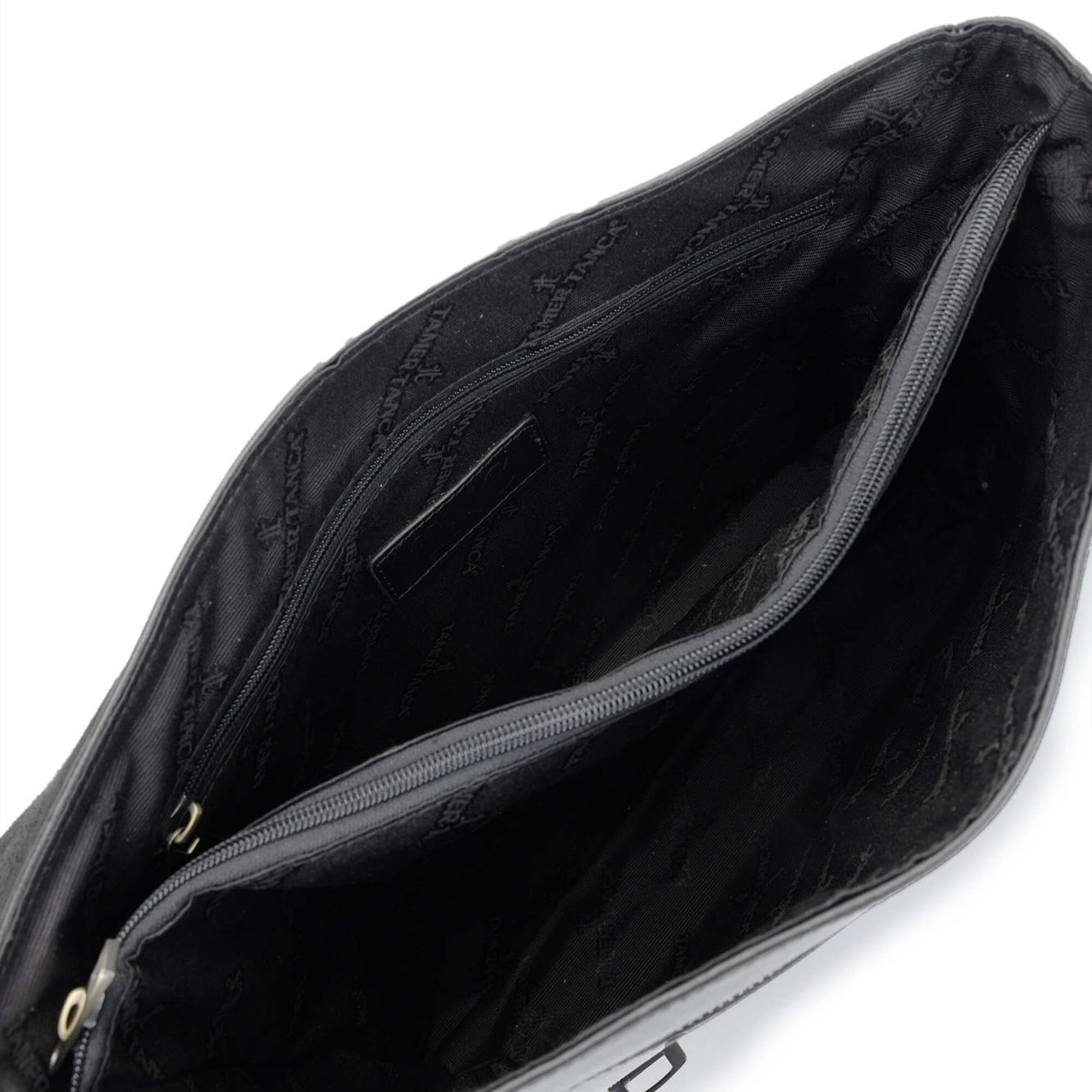 Tamer Tanca Erkek Hakiki Deri Siyah Deri Postacı Çanta