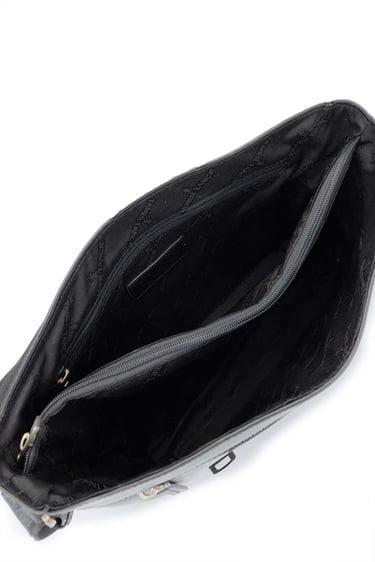  Tamer Tanca Erkek Hakiki Deri Siyah Deri Postacı Çanta