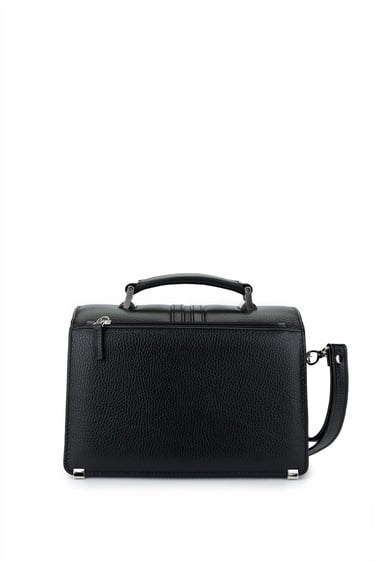  Tamer Tanca Erkek Hakiki Deri Siyah Floter El Çantası