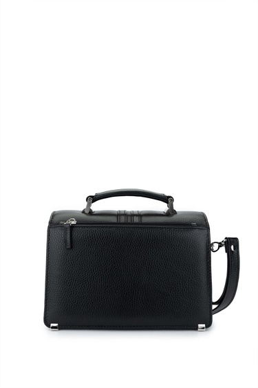  Tamer Tanca Erkek Hakiki Deri Siyah Floter El Çantası