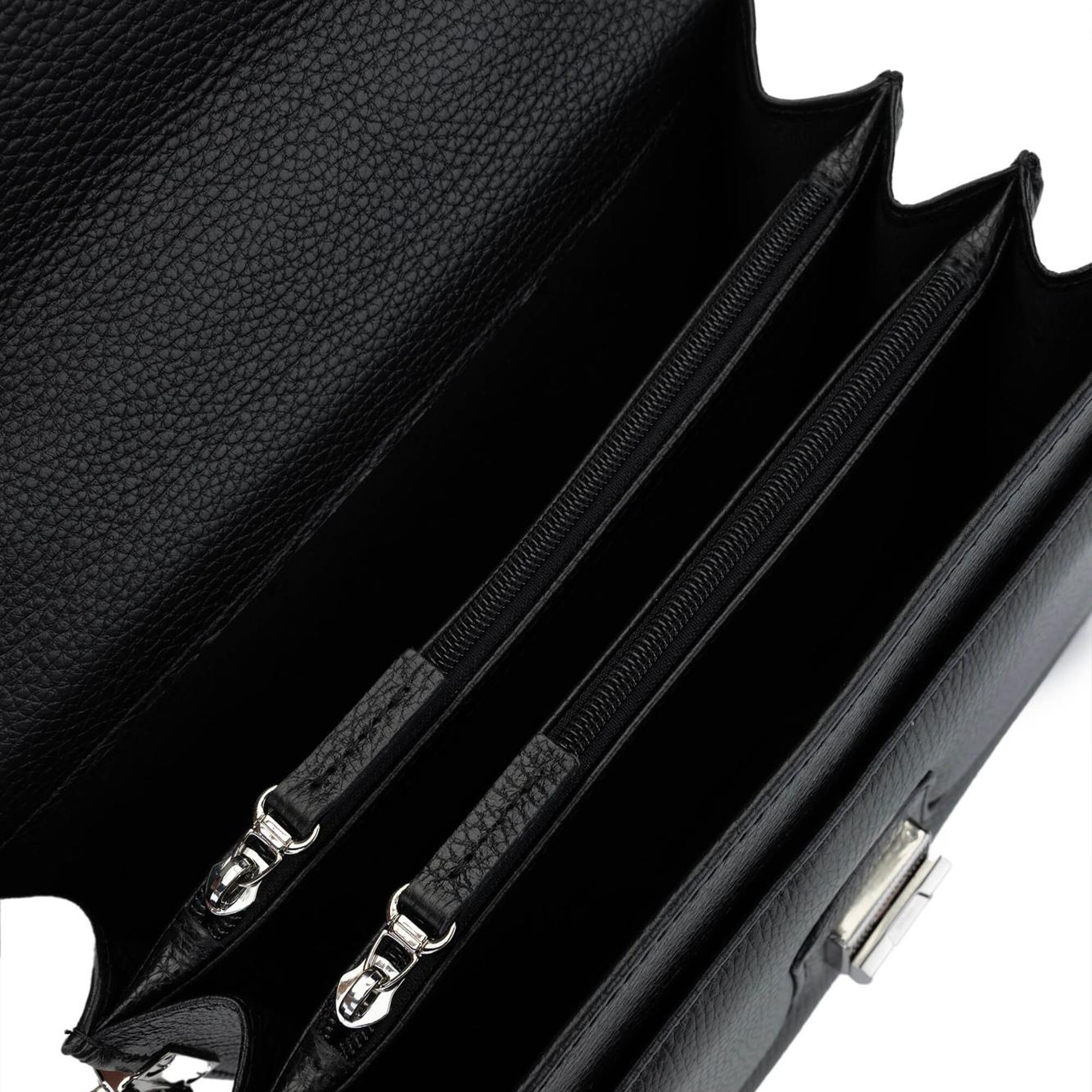 Tamer Tanca Erkek Hakiki Deri Siyah Floter El Çantası