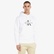 Calvin Klein Jeans Diffused Erkek Beyaz Sweatshirt