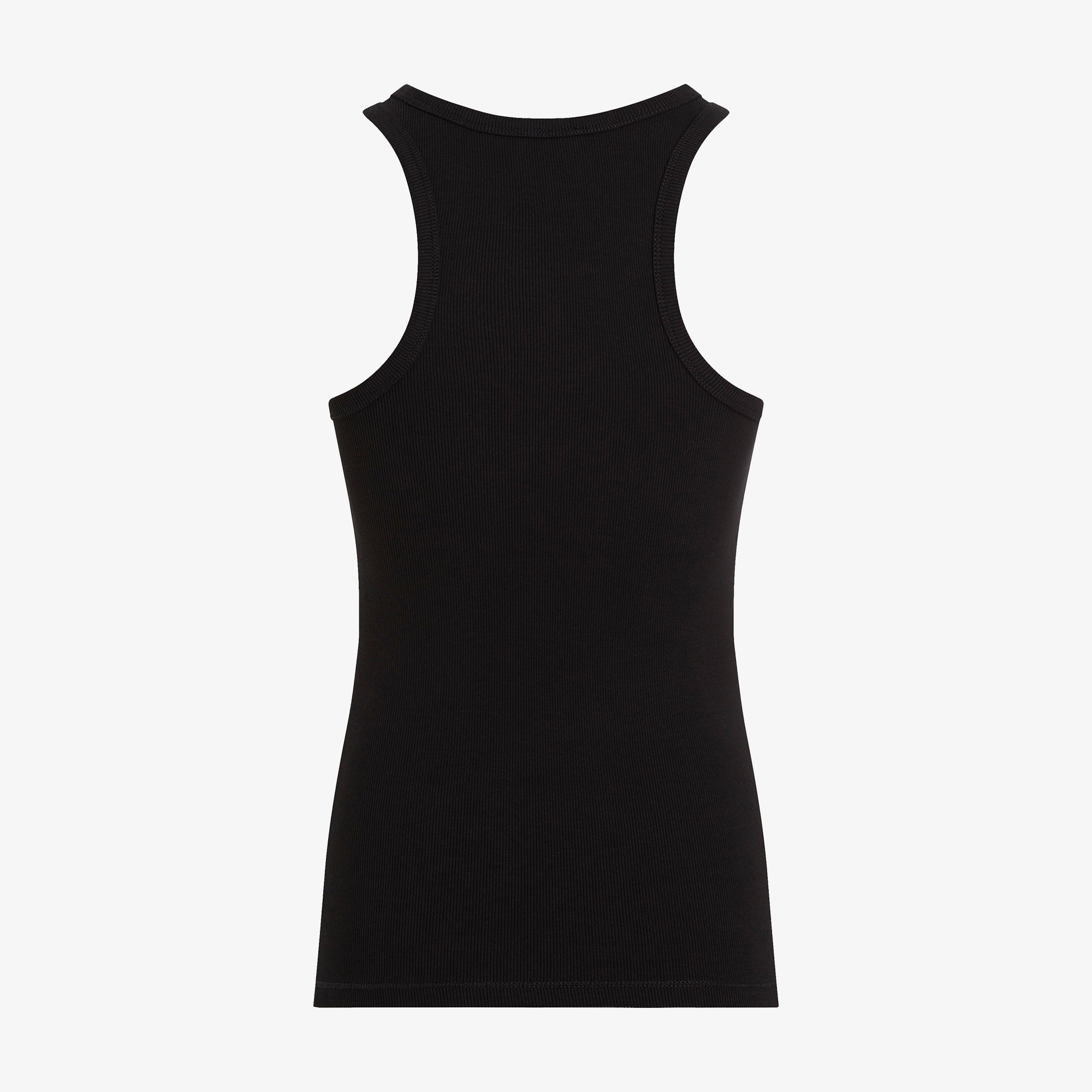 Calvin Klein Graphic Slim Kadın Siyah Kolsuz T-Shirt