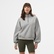 Vans Loose Mock Neck Kadın Gri Sweatshirt