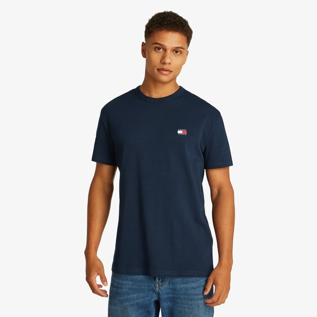  Tommy Hilfiger Badge Erkek Lacivert T-Shirt