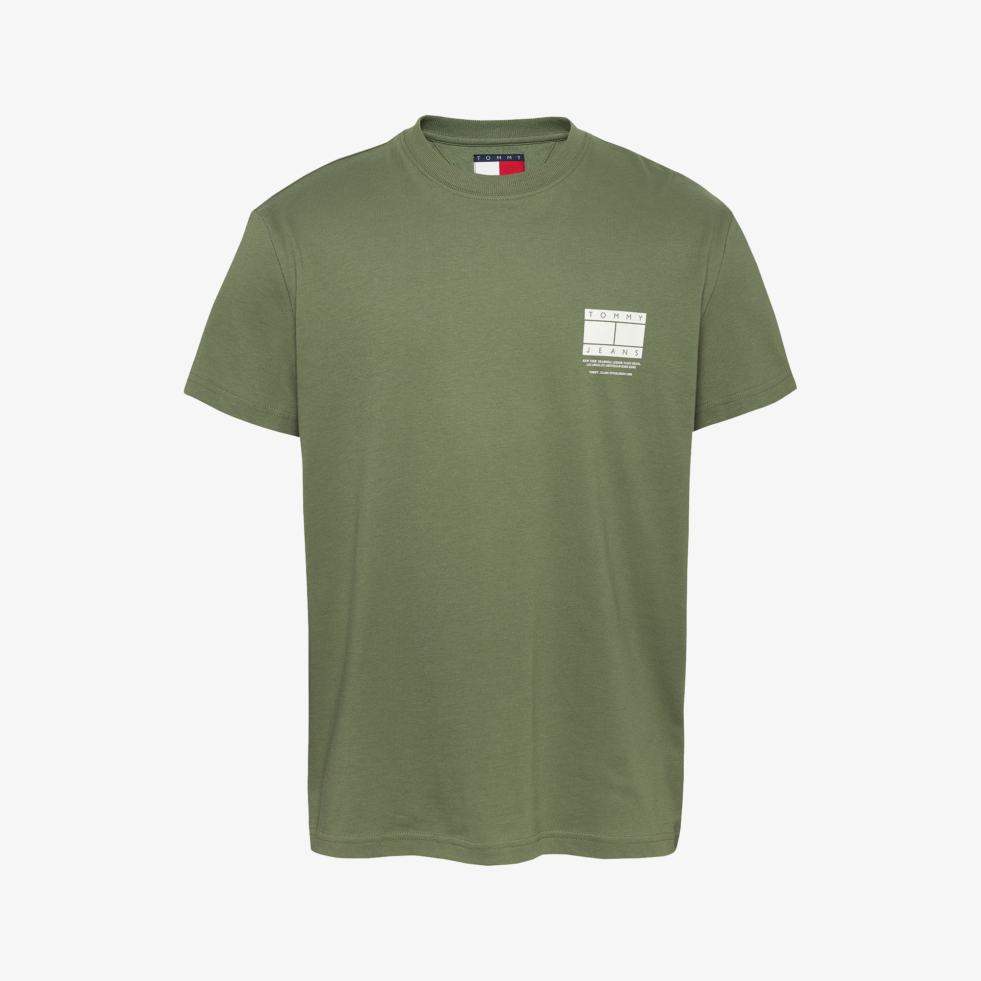 Tommy Jeans Reg Dna Graphic Ext Erkek Yeşil T-Shirt