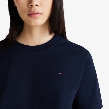  Tommy Hilfiger Modern Relaxed C-Nk Kadın Lacivert T-Shirt