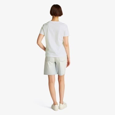  Tommy Hilfiger Reg Script Kadın Beyaz T-Shirt