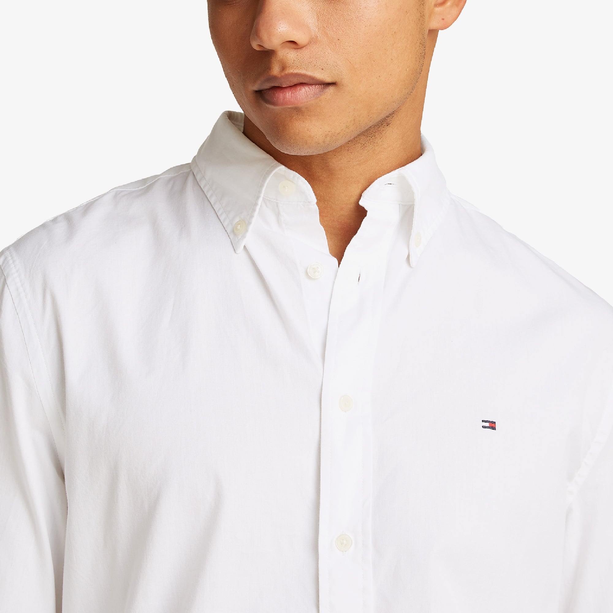 Tommy Hilfiger Erkek Beyaz Gömlek