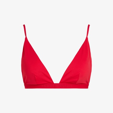  Tommy Hilfiger Triangle Fixed Rp Kadın Pembe Bikini Üstü