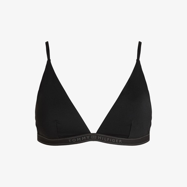  Tommy Hilfiger Triangle Fixed Rp Kadın Siyah Bikini üstü