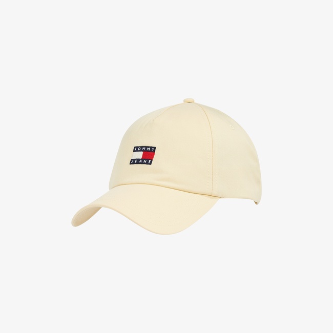  Tommy Hilfiger Heritage Core 5 Panel Kadın Krem Şapka