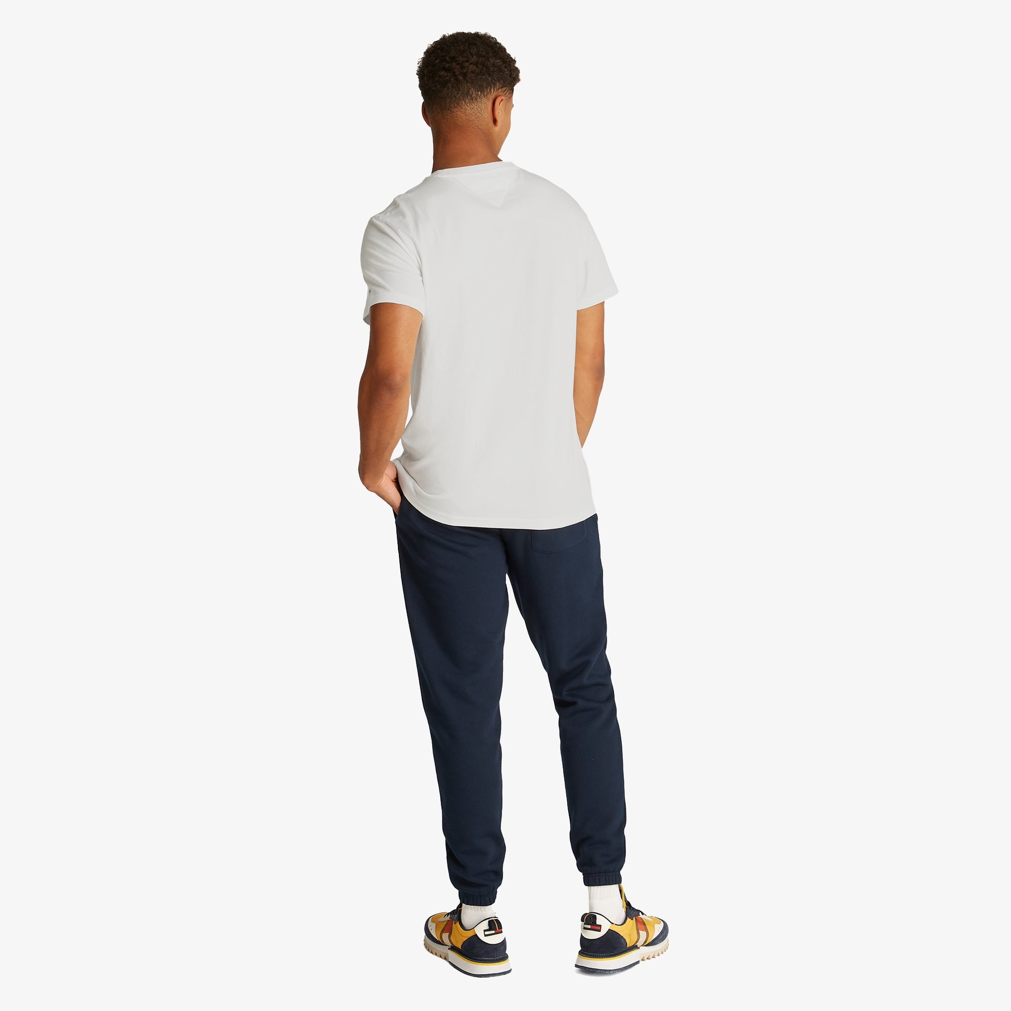 Tommy Jeans Slim Entry Graphic Ext Erkek Beyaz T-Shirt