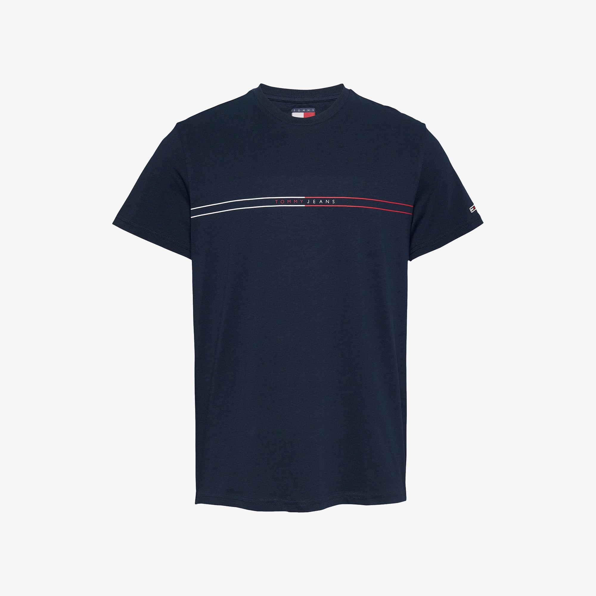 Tommy Jeans Slim Entry Graphic Ext Erkek Lacivert T-Shirt