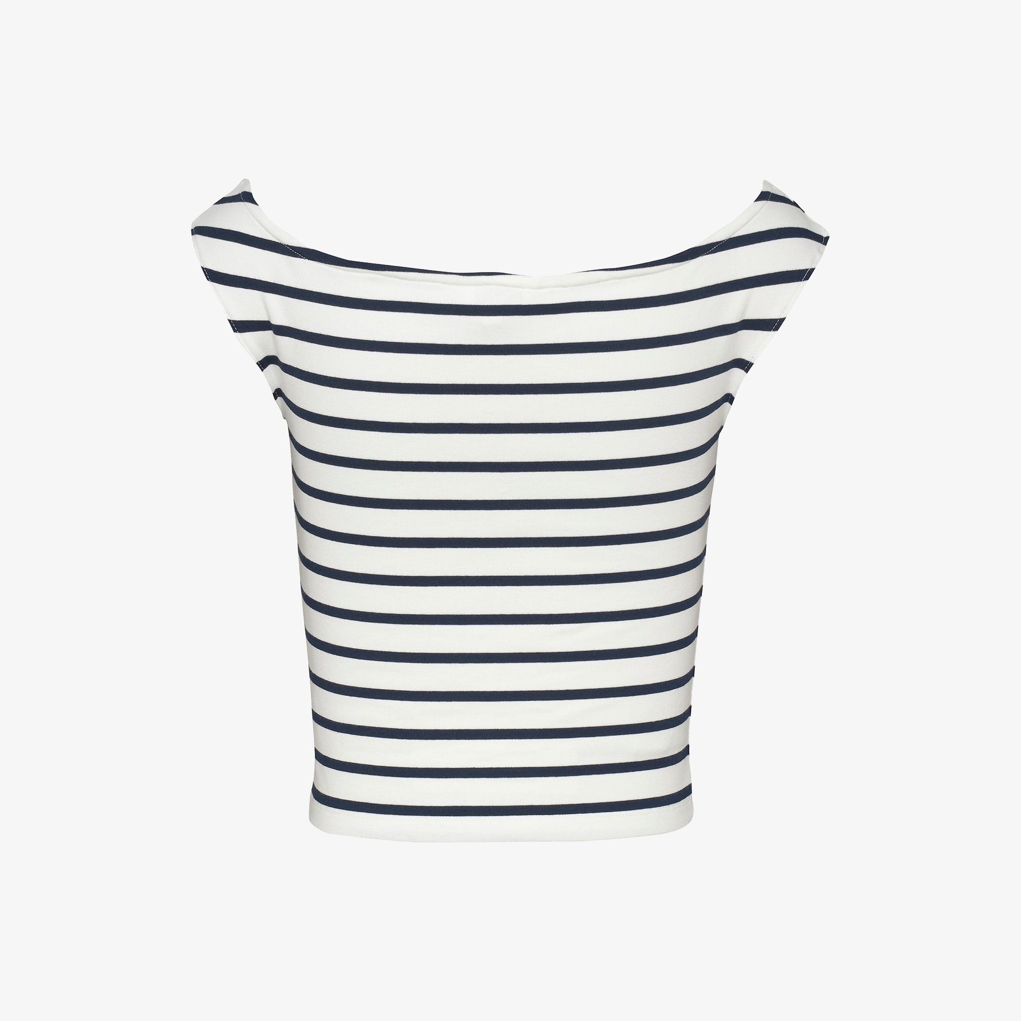 Tommy Jeans Boat Neck Kadın Beyaz T-Shirt