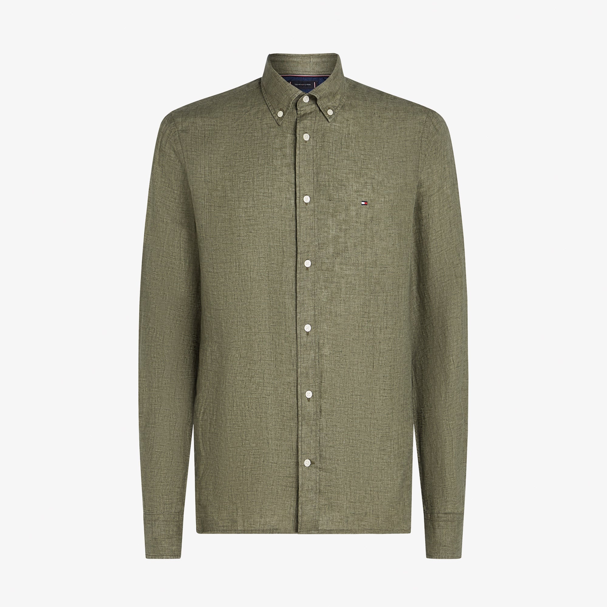 Tommy Hilfiger Pigment Erkek Yeşil Gömlek