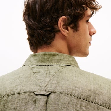  Tommy Hilfiger Pigment Erkek Yeşil Gömlek