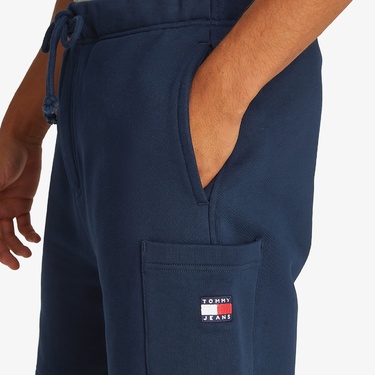  Tommy Jeans Reg Badge Ext Erkek Lacivert Şort