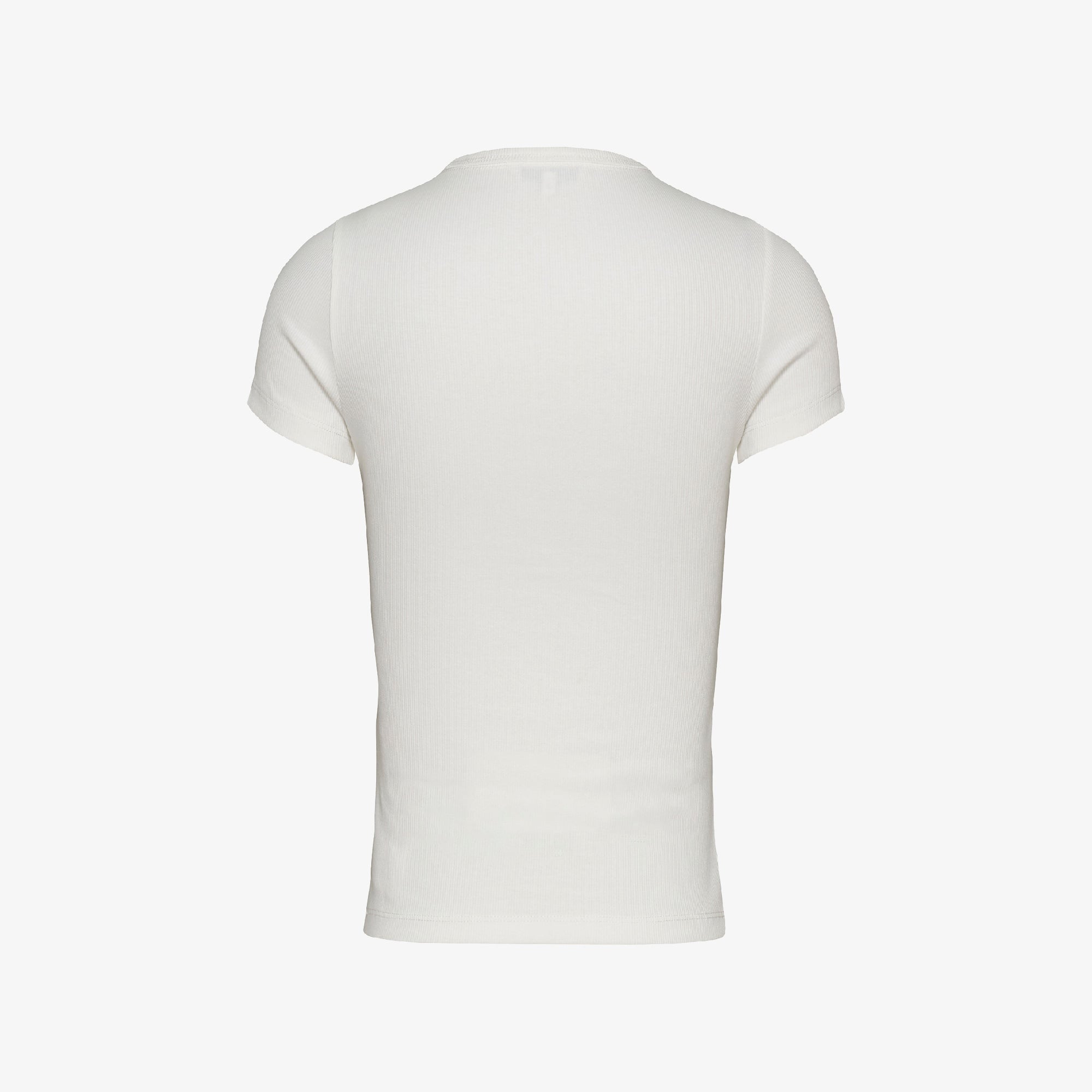 Tommy Hilfiger Badge Kadın Beyaz T-Shirt