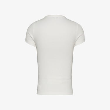  Tommy Hilfiger Badge Kadın Beyaz T-Shirt
