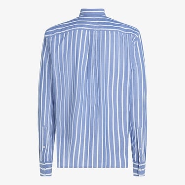  Tommy Hilfiger Flex Poplin Nautical Erkek Mavi Gömlek