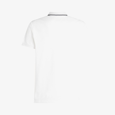  Tommy Hilfiger Left Chest Graphic Reg Erkek Beyaz Polo