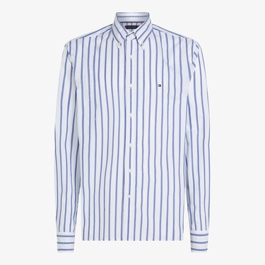  Tommy Hilfiger Flex Poplin Nautical Erkek Beyaz Gömlek