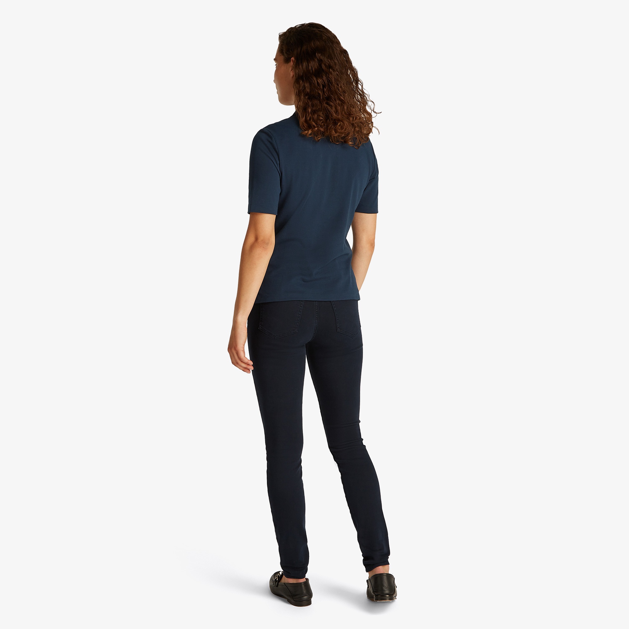 Tommy Hilfiger 1985 Reg Pique Kadın Lacivert Polo