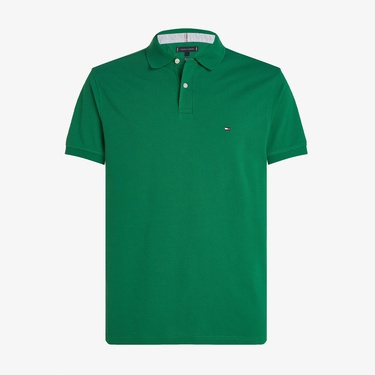  Tommy Hilfiger 1985 Regular Erkek Yeşil Polo Yaka T-Shirt