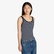 Tommy Jeans Slim Button Tank Kadın Mavi Kolsuz T-Shirt