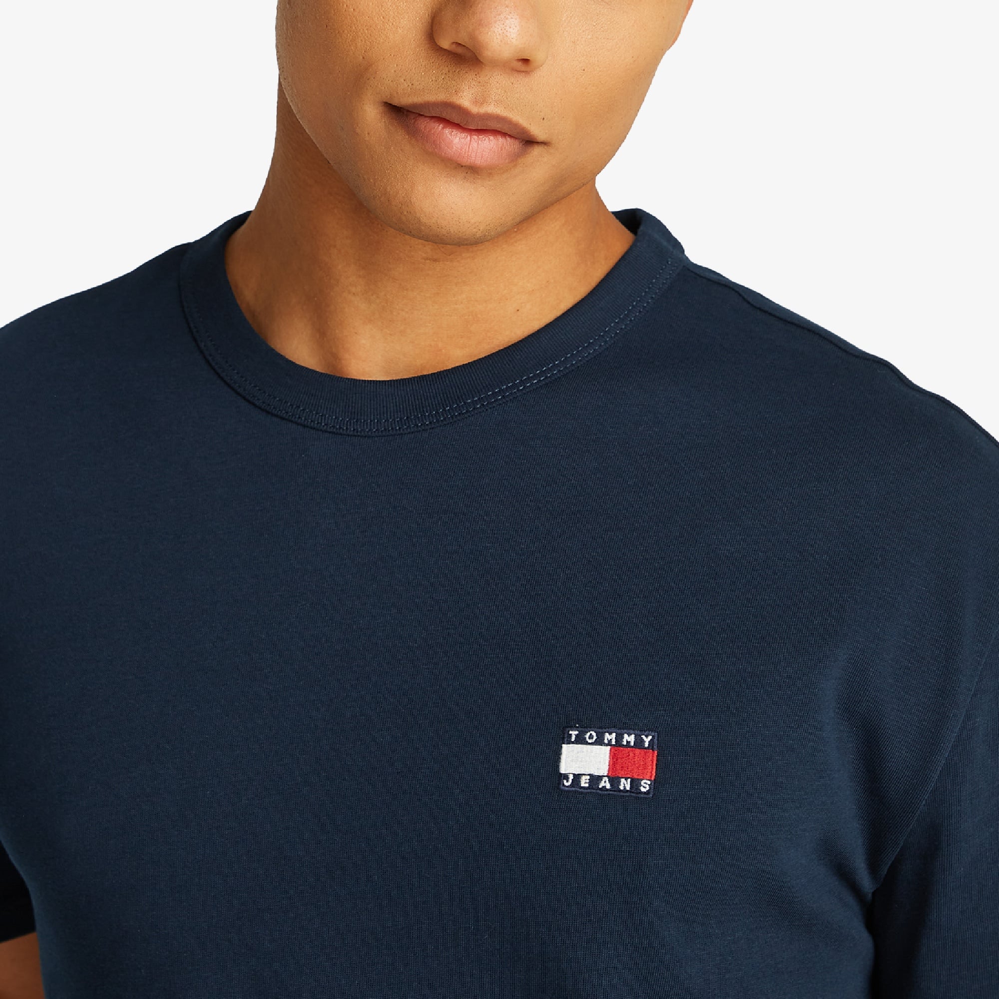 Tommy Hilfiger Badge Erkek Lacivert T-Shirt
