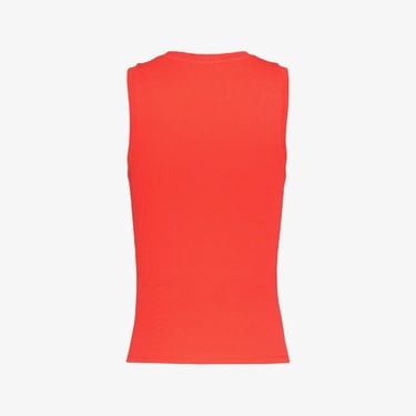  Tommy Jeans Essential Rib Tank Ext Kadın Turuncu T-Shirt