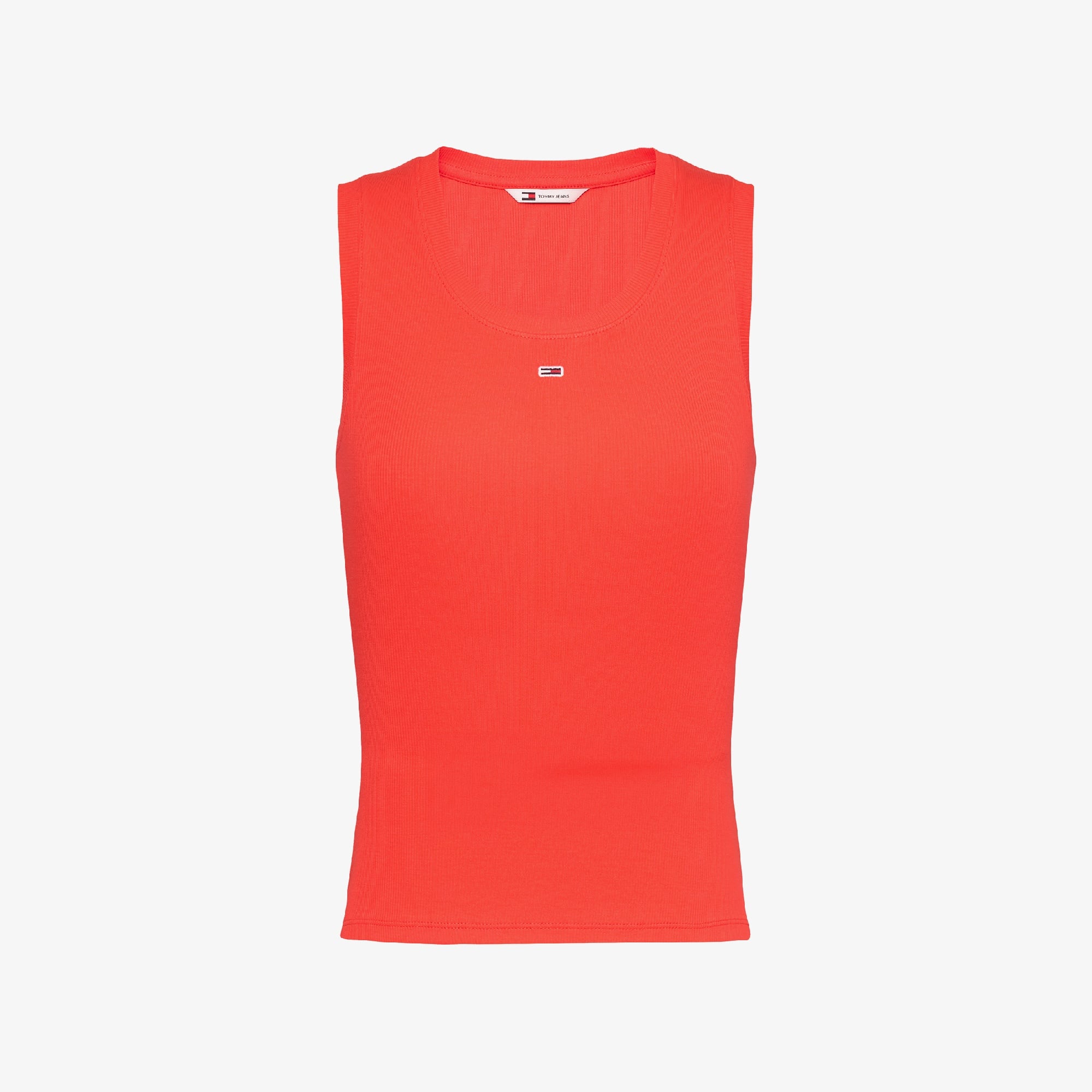 Tommy Jeans Essential Rib Tank Ext Kadın Turuncu T-Shirt
