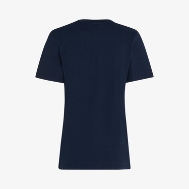  Tommy Hilfiger Reg Script Kadın Lacivert T-Shirt