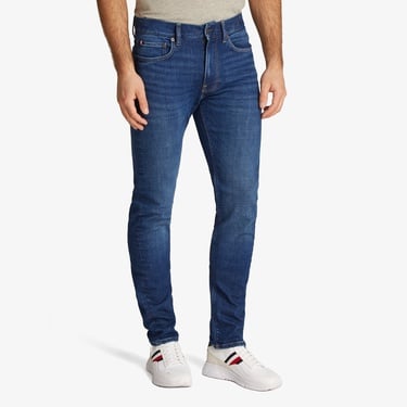  Tommy Hilfiger Slim Bleecker Texas Indigo Erkek Lacivert Jean