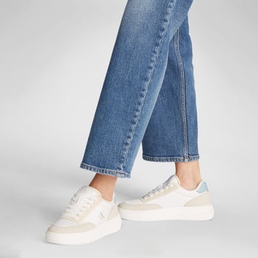  Calvin Klein Kadın Beyaz Sneaker
