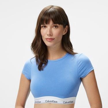  Calvin Klein  Kadın Mavi Bra