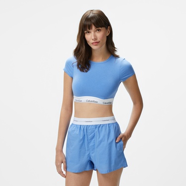  Calvin Klein  Kadın Mavi Bra